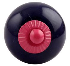 Navy Blue Round Pink Fitting Ceramic Knob